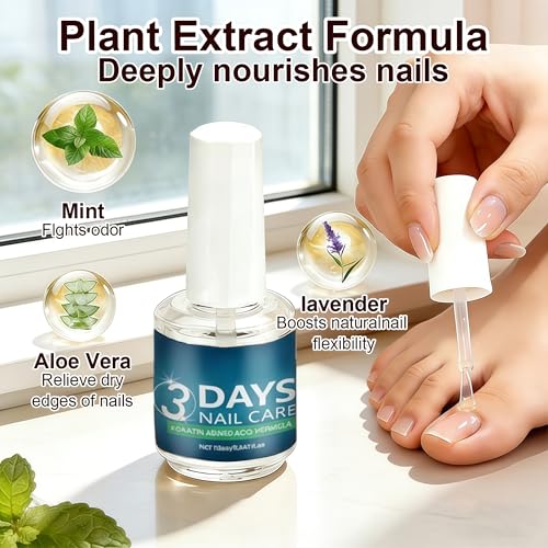 3 Days Nail Care Oil with Keratin - Moisturizing & Strengthening