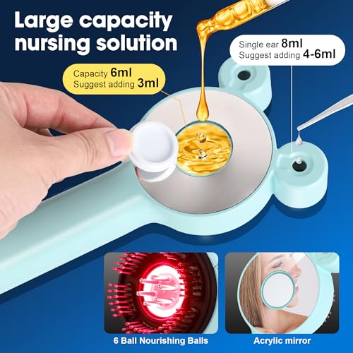 Electric Scalp Massager with Red Light Therapy for Hair Growth