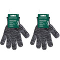 EcoTools Charcoal Bath + Shower Gloves, Exfoliating Gloves Remove Dead Skin & Cleanse Whole Body, Bath Gloves Infused With Charcoal To Scrub & Purify Skin, Cruelty Free, 1 Pair (2 Gloves) (Pack of 2)