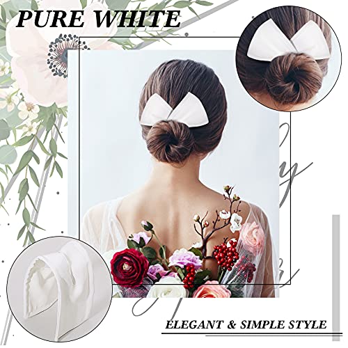 Hair Bun Maker Set - 4 Doughnut Donuts for Long Thick Hair