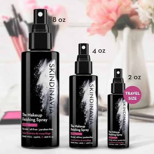 Skindinavia The Makeup Finishing Spray, Bridal Makeup Setting Spray, All-Day Wear, Long-Lasting Up to 16+ Hours, Heat-Resistant & Waterproof, Wedding Day, Bridal Shower Gift, 2.0 Oz