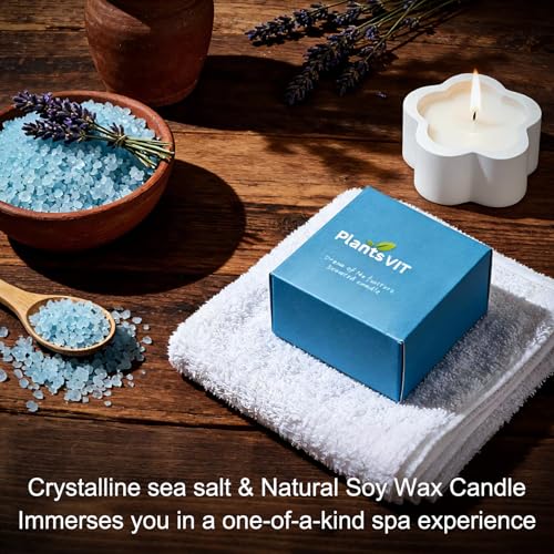 Pampering Gift for Women - Self Care Valentine's Day Gifts Set, 6 Travel Size Essentials, Moroccan Argan Oil, Beef Tallow, Avocado Oil, Shea Butter, Bath Salt, Candle, Hair & Hand Repair, Foot Cream