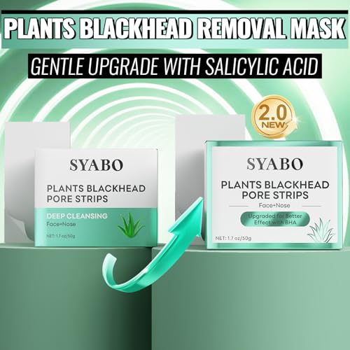 SYABO 2.0 Blackhead Remover Mask with Salicylic Acid | 100 Strips