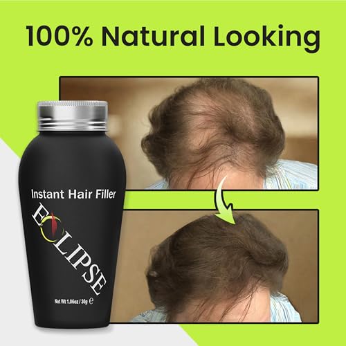 ECLIPSE Hair Fibers Medium Brown 15g - Instant Thicker Hair