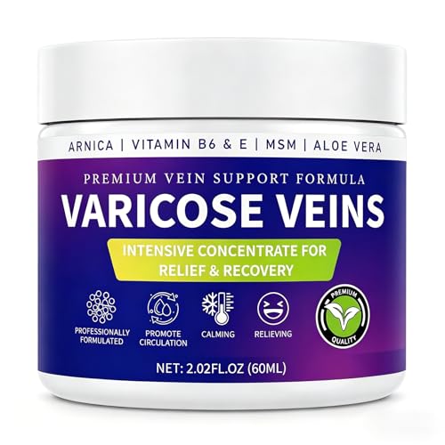 Varicose Veins Cream for Legs with MSM & Arnica