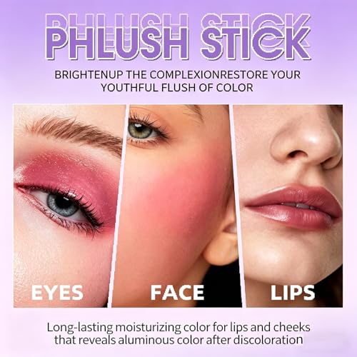Dulele pH-Activated Cream Blush Stick – Eyes, Lips & Cheeks