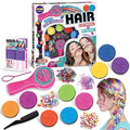Hair Chalk Kit for Girls with Braiding Beads & Color Clamp