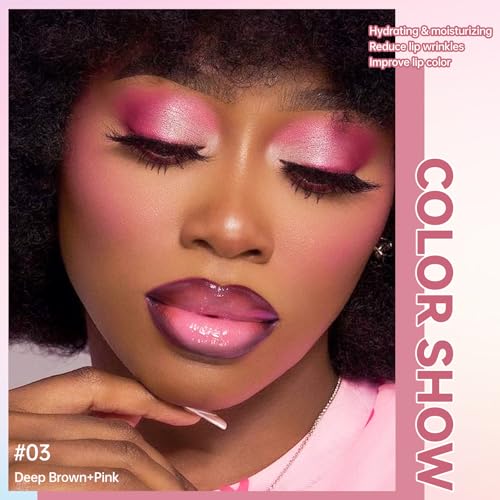 Noerrors 3-Piece Lip Combo Set with Liner & Gloss, Nude Brown & Pink