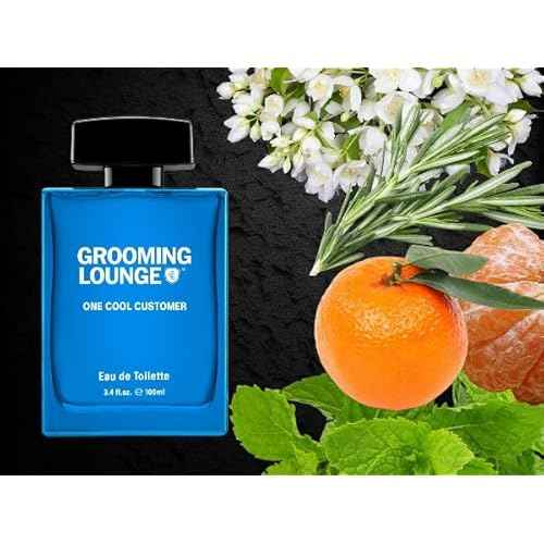 Grooming Lounge Men's Fagrances Eau de Best Perfume for Men - For Warm and Mischievous Mens Fragrances - So Handsome Devil Perfumes Women, Men & Unisex 3.4 oz (One Cool Customer)