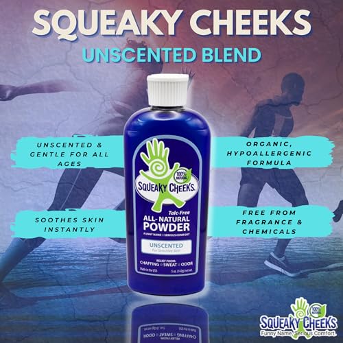 Squeaky Cheek Organic Talc-Free Dusting Powder 5oz