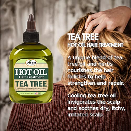 Difeel Tea Tree Hot Oil Treatment 7.1 oz.