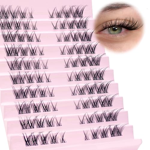 Wispy Cat Eye Lash Clusters - C Curl 9-14mm
