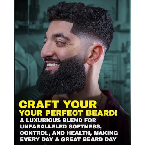 Level 3 Beard Balm - Leave-In Conditioner and Softener for Men - Deep Massage Care