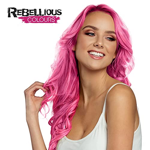Vegan Semi-Permanent Hair Dye - Flamingo Pink 70ml | Rebellious Colours