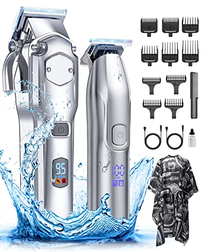 Romanda Hair Clippers for Men Cordless,Mens Clippers and Trimmers Set,Barber Clippers Set for Cutting,Hair Clippers Kit