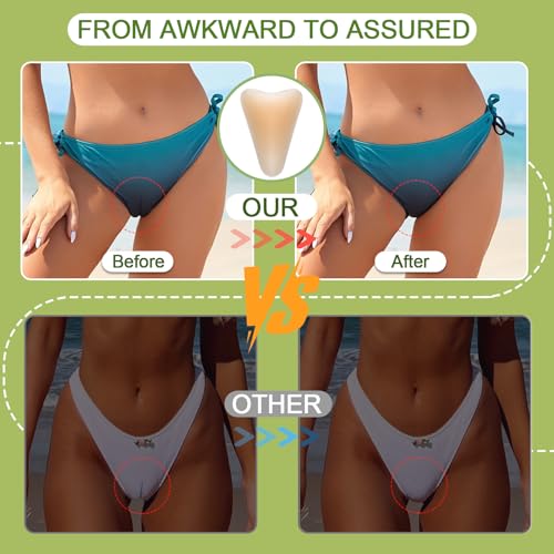 Camel Toe Concealer Pads - Reusable Silicone Adhesive Covers