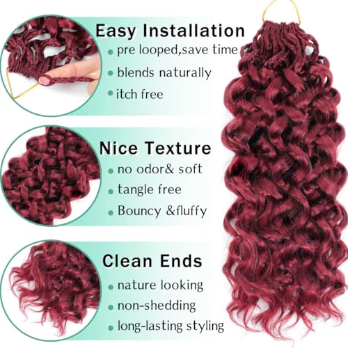 Gogo Curl Crochet Hair 14 Inch - Pre Looped & Twisted (8 Packs)