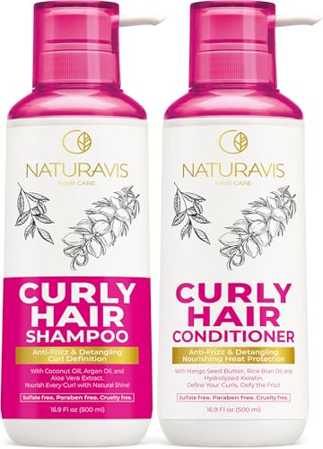 Curly Hair Shampoo & Conditioner Set - Sulfate Free