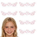 Valentine's Face Freckle Patches - 6pc Waterproof Temporary Tattoos