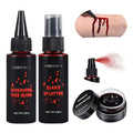 Halloween Fake Blood Makeup Kit - 3 Pack SFX Makeup
