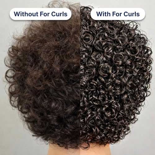 For Hair Curl Cream for Wavy & Curly Hair - Anti-Frizz, Lightweight, Sulfate & Paraben Free, 8.4 oz