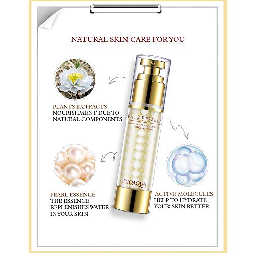 BIOAQUA Pure Hydrolyzed Pearls Skin Silky Moist Flawless Refreshing Tender Nourishing Cells Plants Extracts 60g