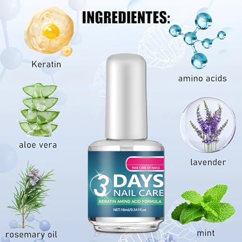 NovaCharm Keratin Amino Acid Nail Care Oil - Quick Dry Conditioner (16ml)