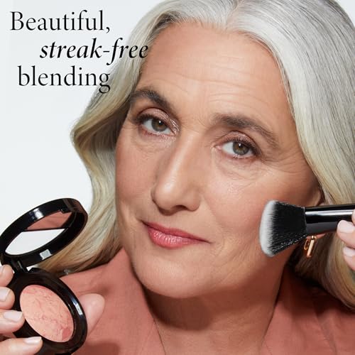 LAURA GELLER Baked Blush-n-Brighten in Ros? All Day + Angled Brush ? Ultra-Soft Vegan Bristles