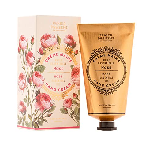 Panier des Sens ? Rose Foaming Liquid Hand Wash & Moisturizing Hand Cream ? Hand Soap and Lotion Set - with Coconut Oil, Shea Butter ? French Hand Care ? Gentle Formula ? 97% Natural Ingredients