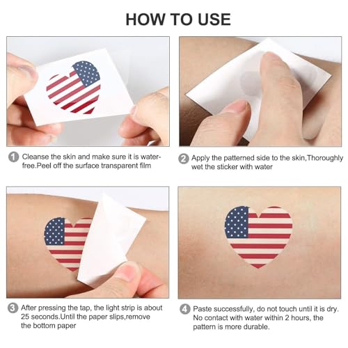 48 Pack Soccer Temporary Tattoos - World Cup Party Supplies