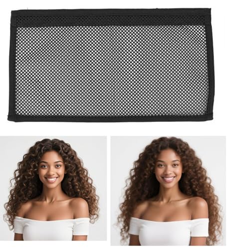 Curly Hair Stretcher Mesh Net to Prevent Shrinkage - 13 Inch (2 Pack)
