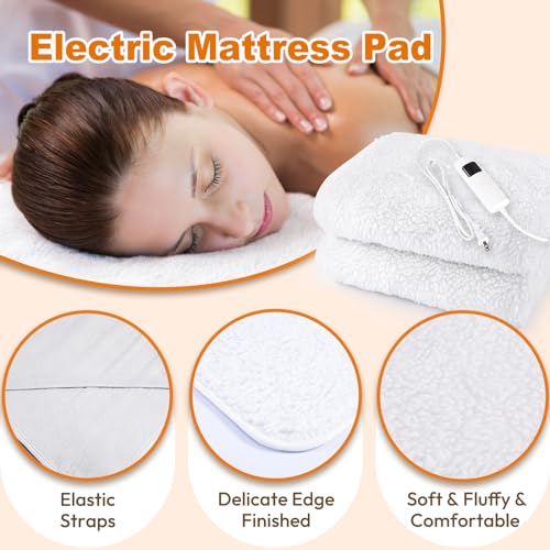 Crablux Heated Massage Table Warmer Pad (71" x 30") with 9 Heat Settings
