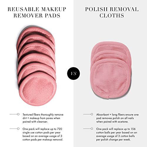 Tweezerman Exclusive Tea Rose Reusable Makeup Remover Pads