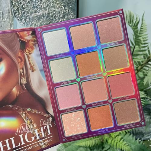 Miss Demi All-in-One Makeup Palette Set - Eyeshadows, Blush, Contour, Lipstick