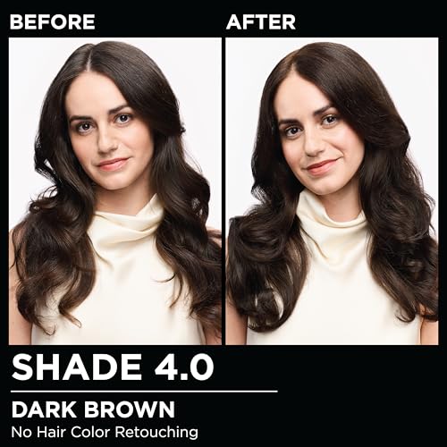 Garnier Olia Ammonia-Free Hair Color, Dark Brown 4.0 - 2 Count