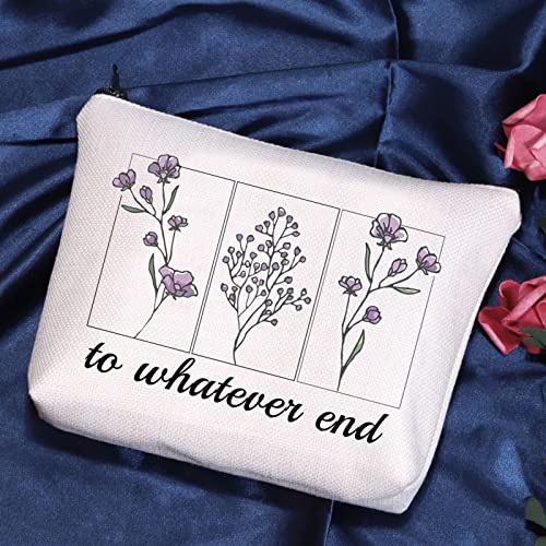 POFULL Throne of Glass Gift To Whatever End Cosmetic Bag Bookish Gift (to whatever bag)