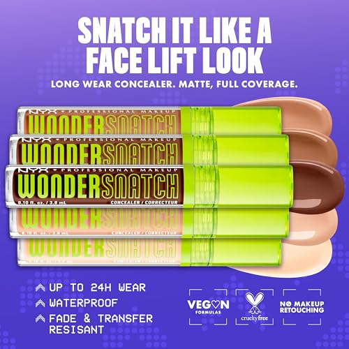 NYX Wonder Snatch Concealer - Full Coverage, 24HR Wear