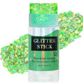 MEICOLY Neon Green Body Glitter Stick for St. Patrick's Day