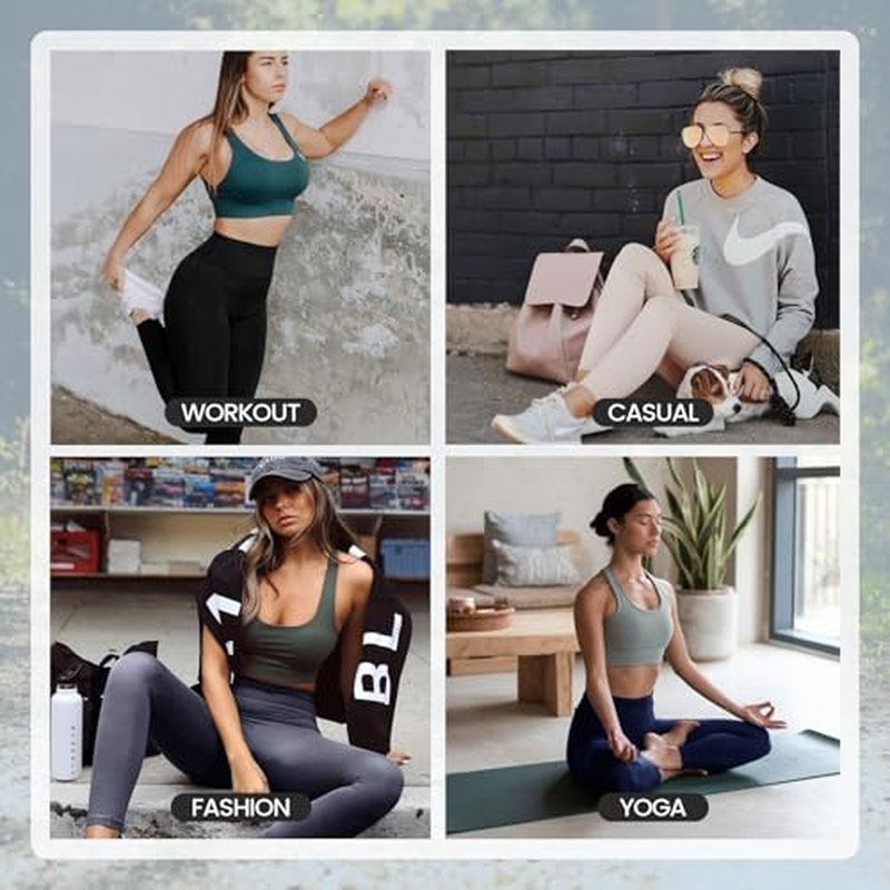 High Waisted Leggings for Women with Pockets & Tummy Control
