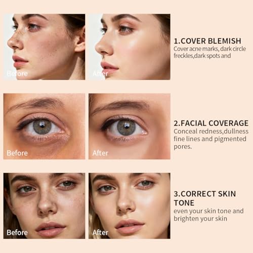 QIC Pot Concealer Full Coverage - Waterproof Under Eye