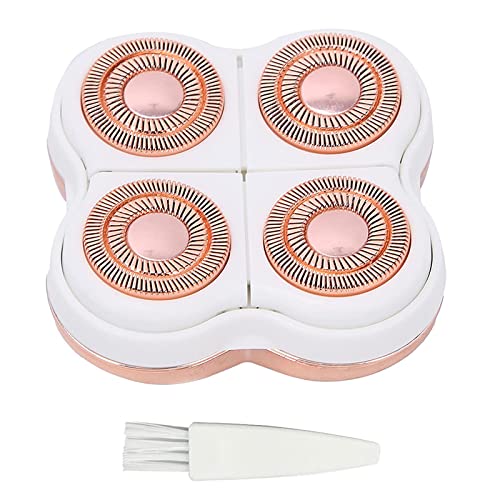 Flawliss Legs Shaver, Legs Hair Remover Replacement Heads for Finshing Toush Flawliss Replacement Heads with 1 Cleaning Brush