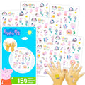 Peppa Pig Temporary Tattoos Party Favors - 150 Tattoos, 6 Sheets