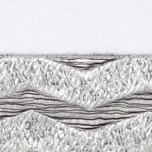 Avanti Linens - Washcloth, Soft & Absorbent Cotton Towel (Chevron Galaxy Collection, White)