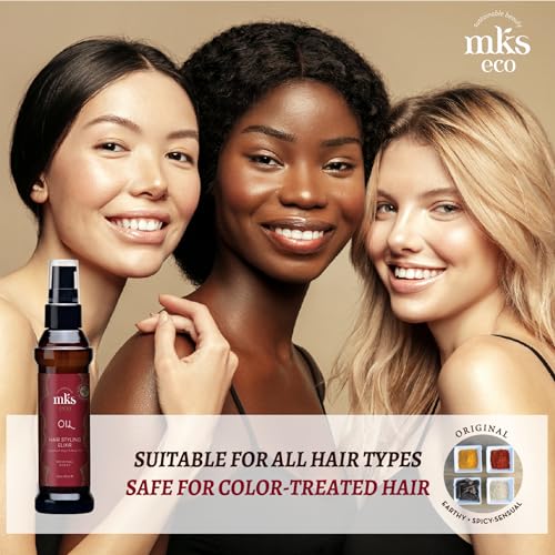 MKS Eco Oil Hair Styling Elixir with Argan & Hemp Seed