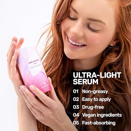 MONREMO Hair Growth Serum with Turmeric, Caffeine & Biotin