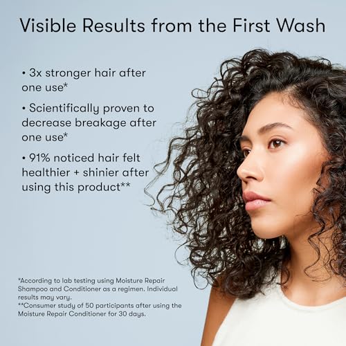 Odele Moisture Repair Shampoo & Conditioner Set for Medium to Coarse Hair - Vegan, Sulfate-Free