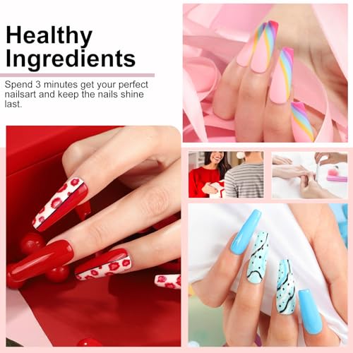 36 Colors Gel Nail Polish Kit with UV Lamp and Electric Nail Drill