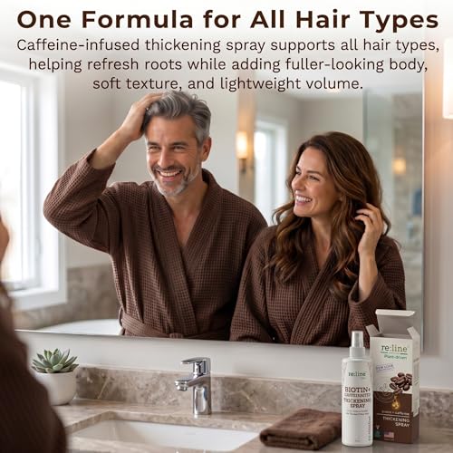 Biotin Hair Thickening Spray with Caffeine - Volume & Growth