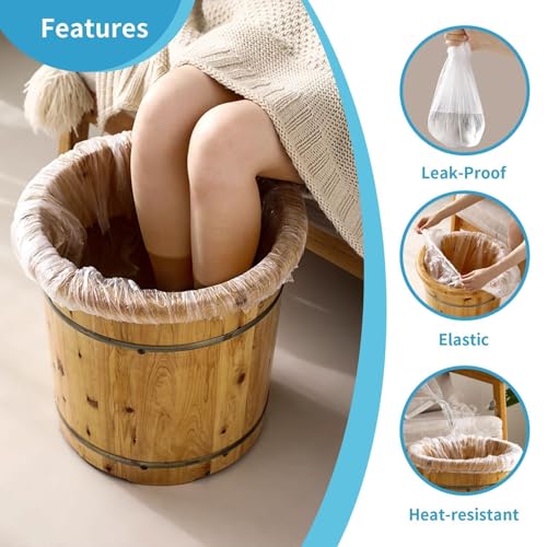 25 Disposable Pedicure Liners for Foot Soaking Spa Tub