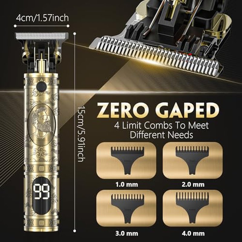 Solati Professional Hair Clippers for Men with LCD Display